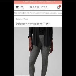 Athleta Herringbone tights